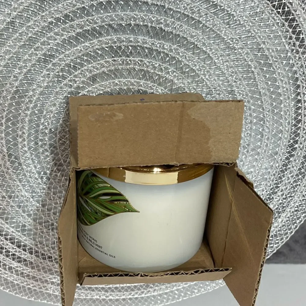 BBW Watermelon and Wild Mint 3 Wick Candle NWT